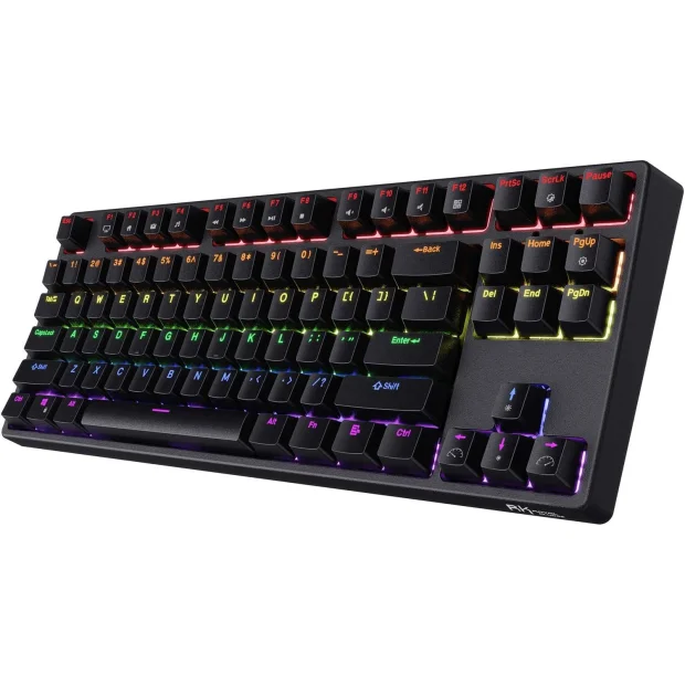 Клавиатура Royal Kludge RK87 RGB (черный, RK Red)